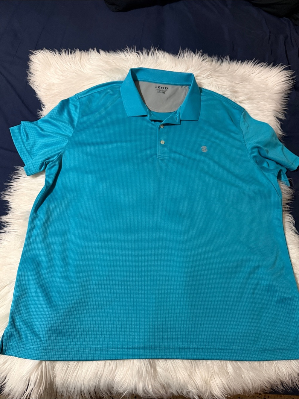 Izod Men's Bright Turquoise Performance Polo